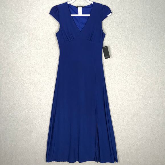 Caution To The Wind Dress Womens Small Blue Career Church Twee Mediterranean - Picture 1 of 9